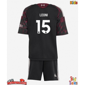Liverpool Giovanni Leoni #15 Replica Third Stadium Kit for Kids 2026-27 Short Sleeve (+ pants)